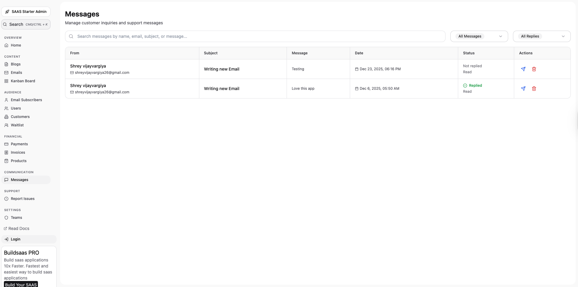 Admin Preview